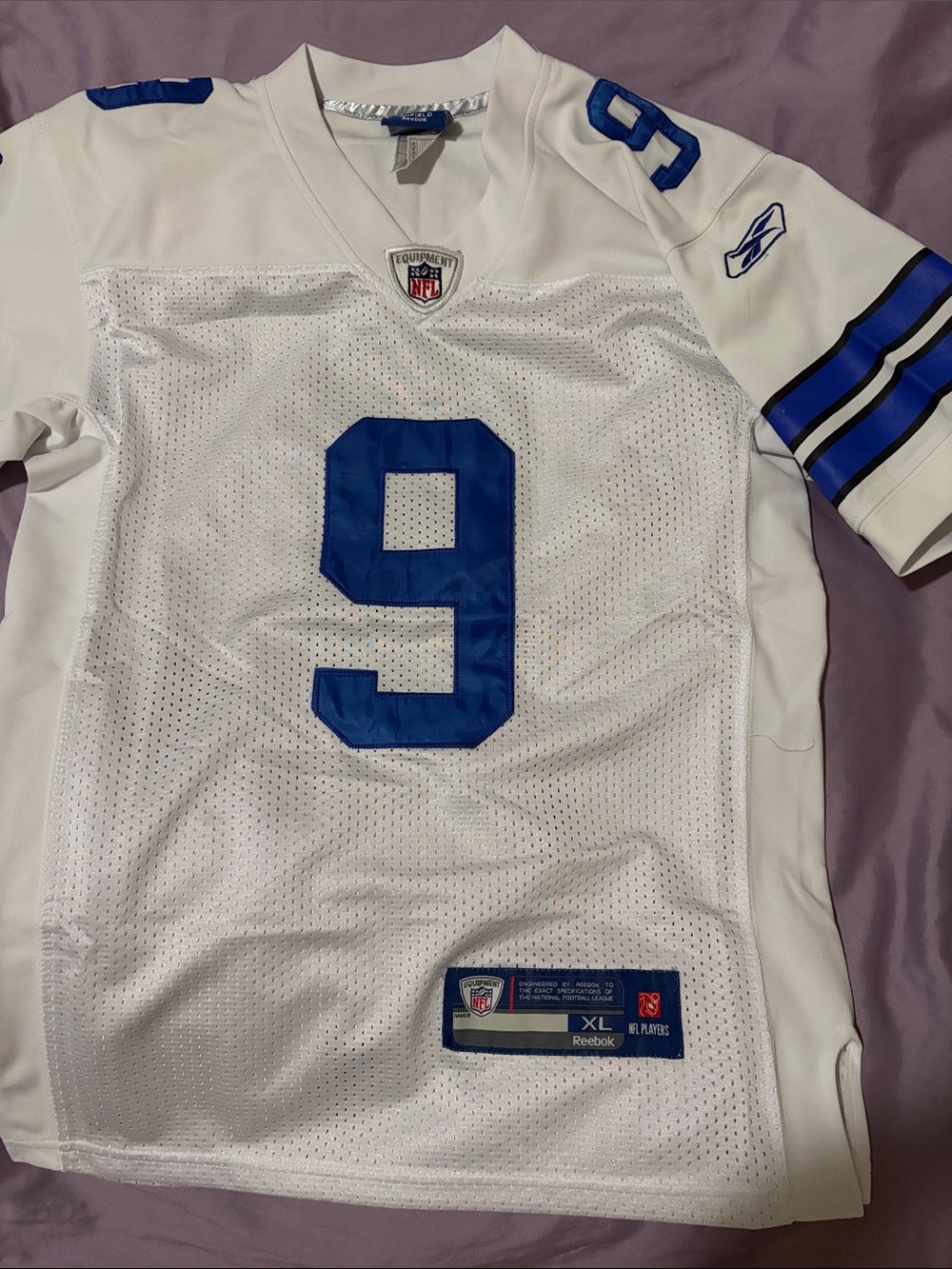 Reebok Dallas Cowboys Tony Romo #9 Football Jersey